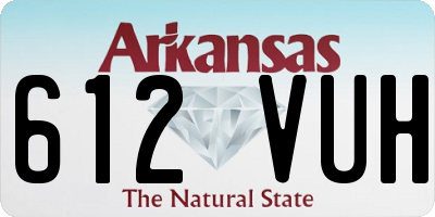 AR license plate 612VUH
