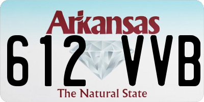 AR license plate 612VVB
