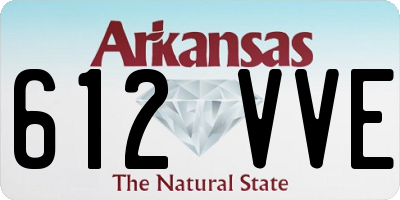 AR license plate 612VVE