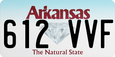 AR license plate 612VVF