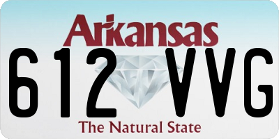 AR license plate 612VVG