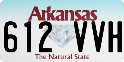 AR license plate 612VVH