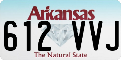 AR license plate 612VVJ