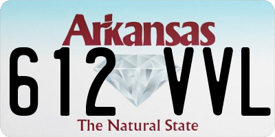 AR license plate 612VVL