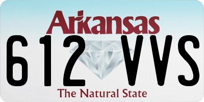 AR license plate 612VVS
