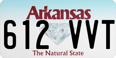 AR license plate 612VVT