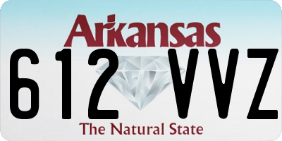 AR license plate 612VVZ