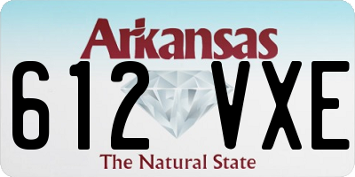 AR license plate 612VXE