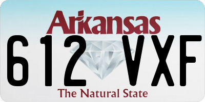AR license plate 612VXF