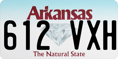 AR license plate 612VXH