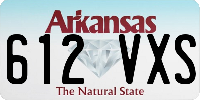 AR license plate 612VXS