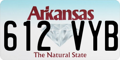 AR license plate 612VYB