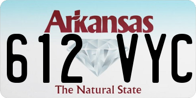 AR license plate 612VYC