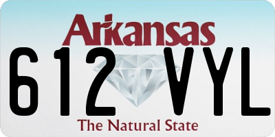 AR license plate 612VYL