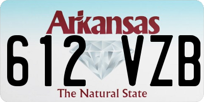AR license plate 612VZB
