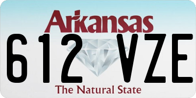 AR license plate 612VZE