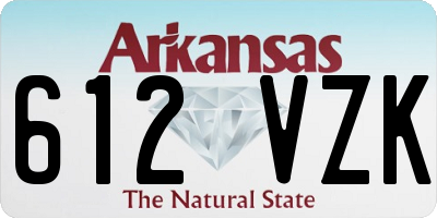 AR license plate 612VZK