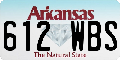 AR license plate 612WBS
