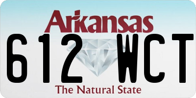 AR license plate 612WCT