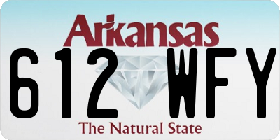 AR license plate 612WFY