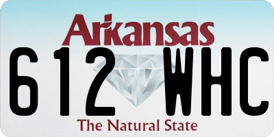 AR license plate 612WHC