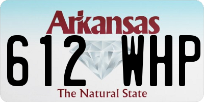 AR license plate 612WHP