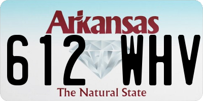 AR license plate 612WHV