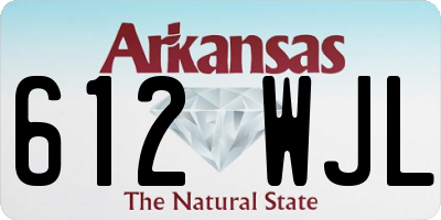 AR license plate 612WJL