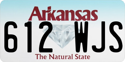 AR license plate 612WJS