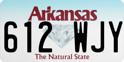 AR license plate 612WJY