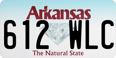 AR license plate 612WLC