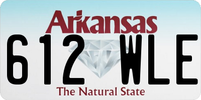 AR license plate 612WLE