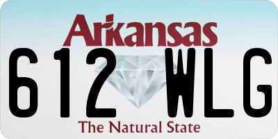 AR license plate 612WLG