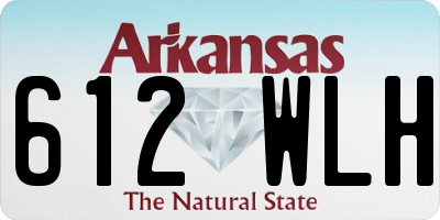 AR license plate 612WLH