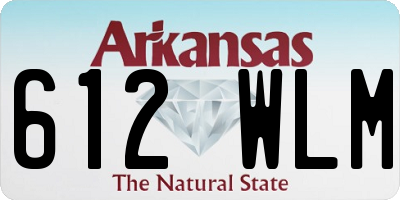 AR license plate 612WLM