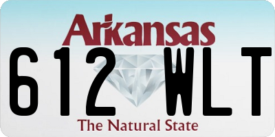 AR license plate 612WLT