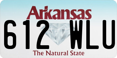 AR license plate 612WLU