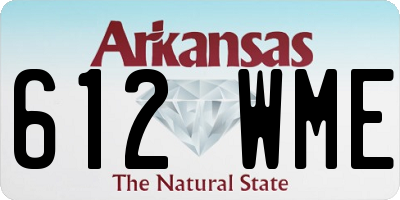 AR license plate 612WME