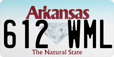 AR license plate 612WML