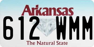 AR license plate 612WMM