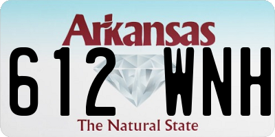 AR license plate 612WNH