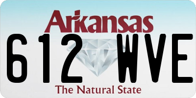 AR license plate 612WVE