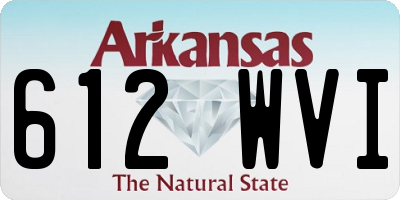 AR license plate 612WVI