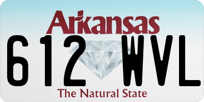 AR license plate 612WVL