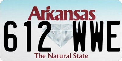 AR license plate 612WWE