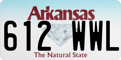 AR license plate 612WWL