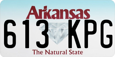 AR license plate 613KPG