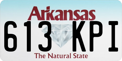 AR license plate 613KPI