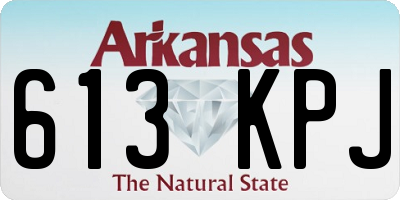 AR license plate 613KPJ