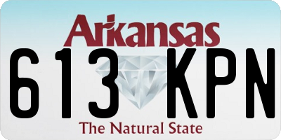 AR license plate 613KPN